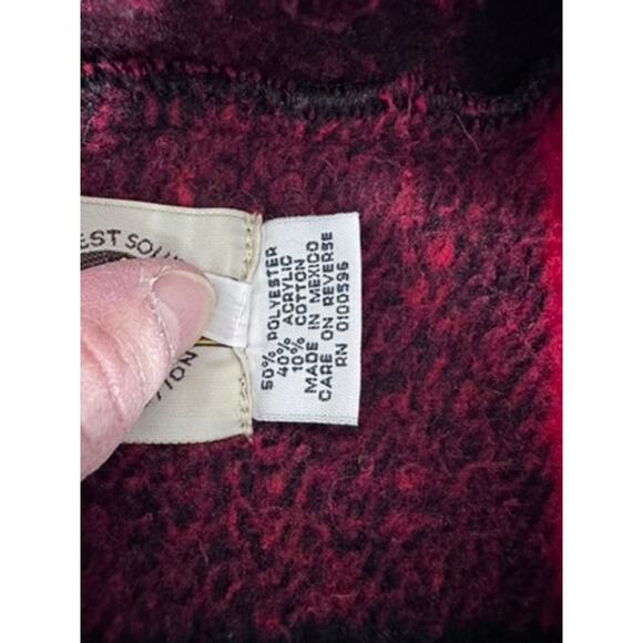 "EARTH RAGZ" Vintage, Thick ,Over Coat/Sweatshirt,Moose Embroidered, Rustic,Warm - Picture 9 of 11